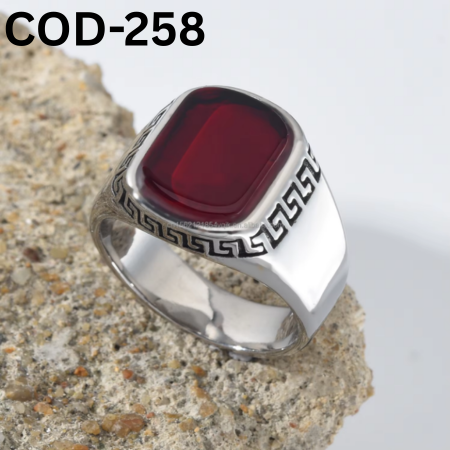 Vip অরজিনাল রুবি পাথর হাতের আংটি  COD-258